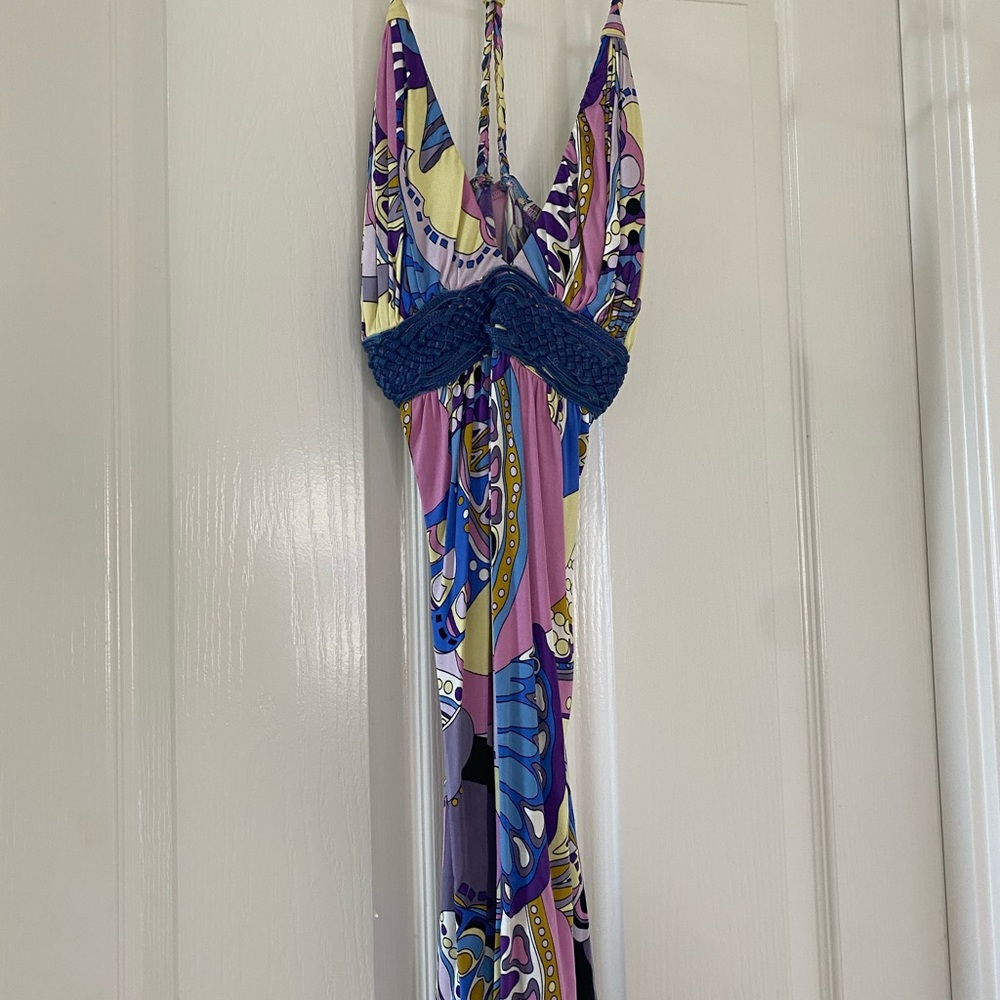 Sky “Pucci” inspired print dress size small